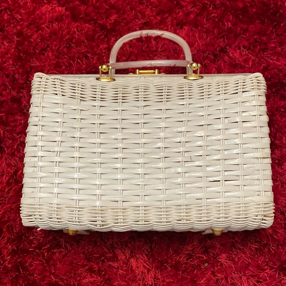 Vintage Princess Charming by Atlas wicker purse